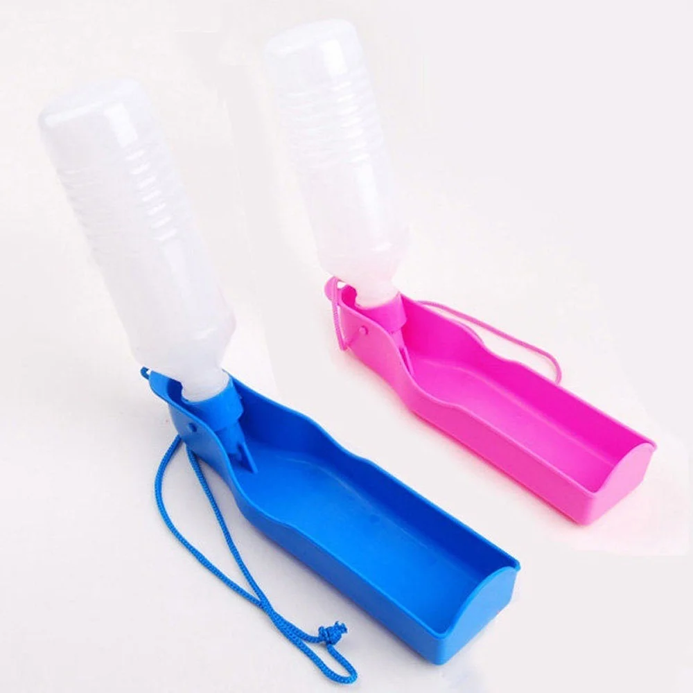 500 мл Портативная Складная миска для питья собак бутылка путешествий на открытом