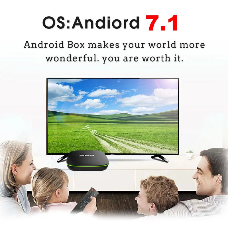 Голландский IP ТВ-бокс R69 android 7,1 2G 16 GB+ 1 год IP ТВ-подписка для Франции Бельгия Португалия Арабский испанский IP tv m3u android tv box