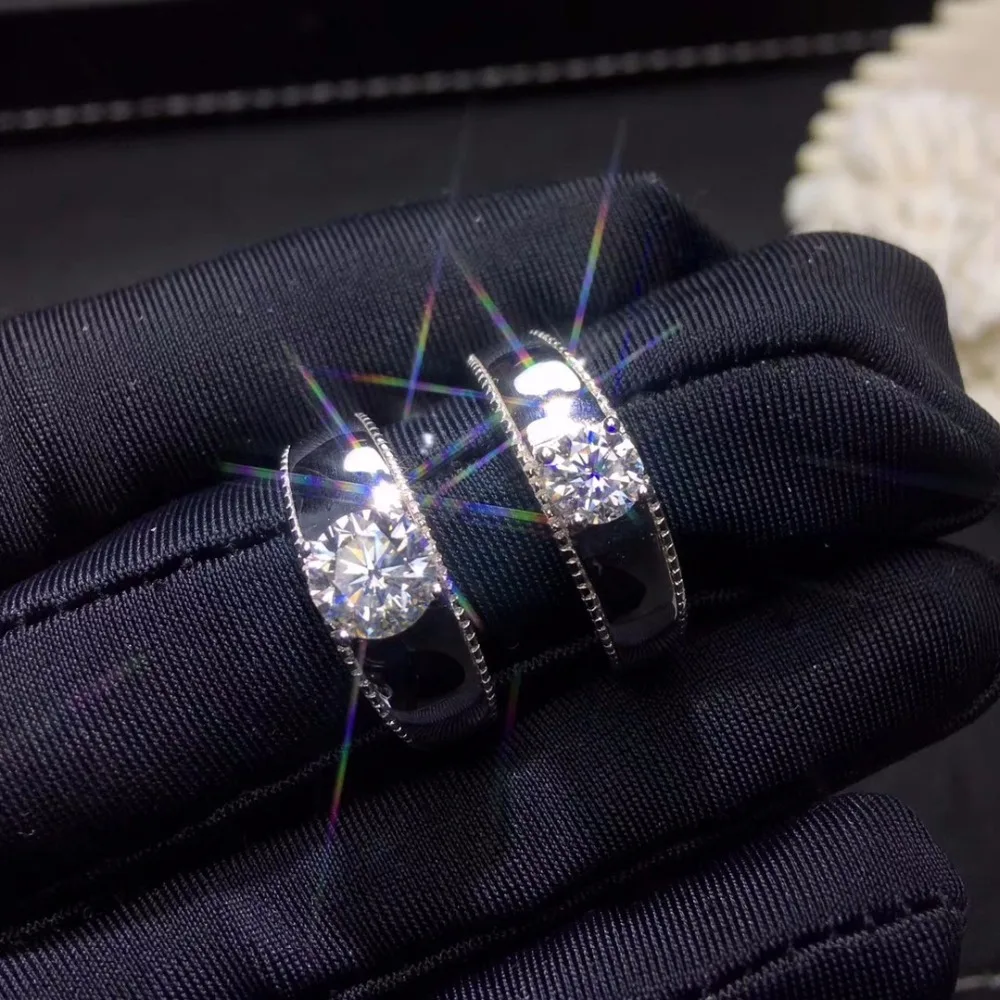 Moissanite твердость 0.5ct 9 3 алмазные заменители могут быть протестированы