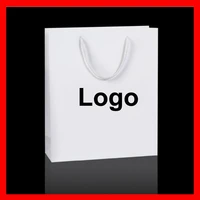 100pcslot 10 size available custom logo paper bag