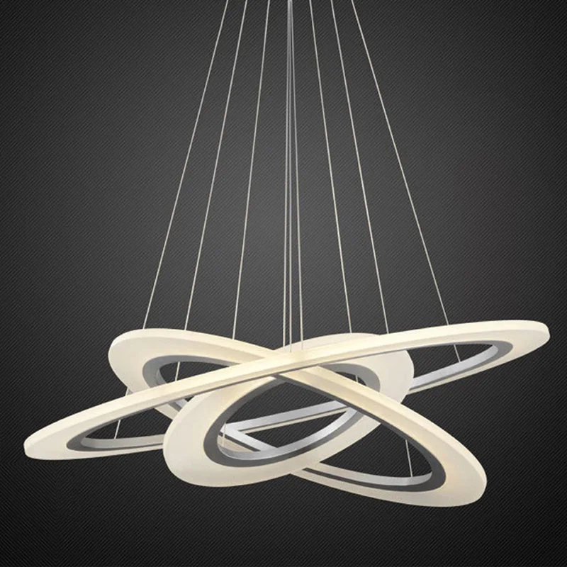 Современные светодиодные подвесные светильники кольцевые для ресторанов