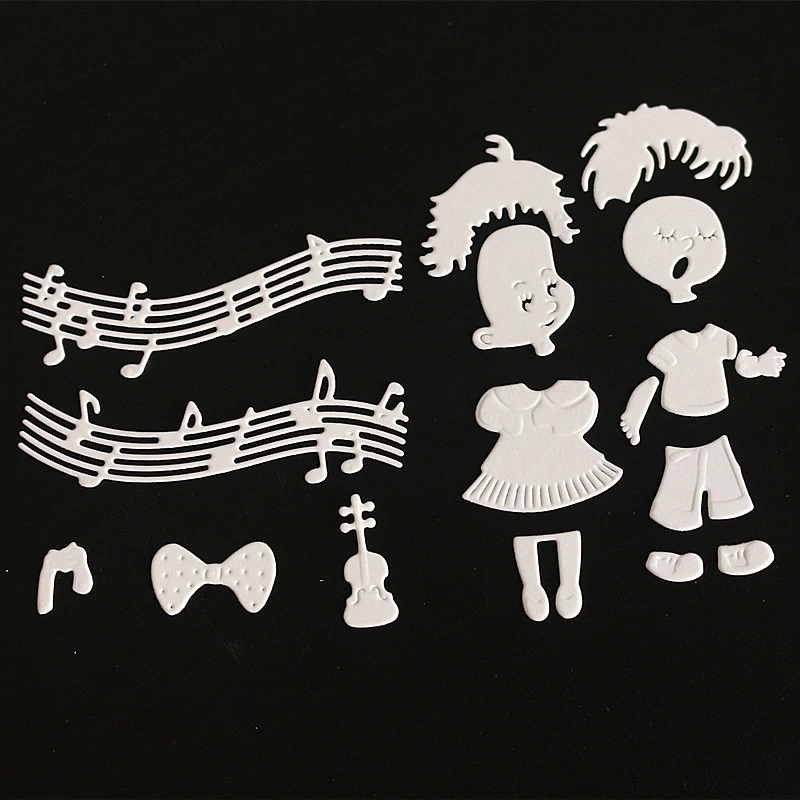 VCD35 мальчик девочка резки металла штампы для трафареты скрапбукинга карточки