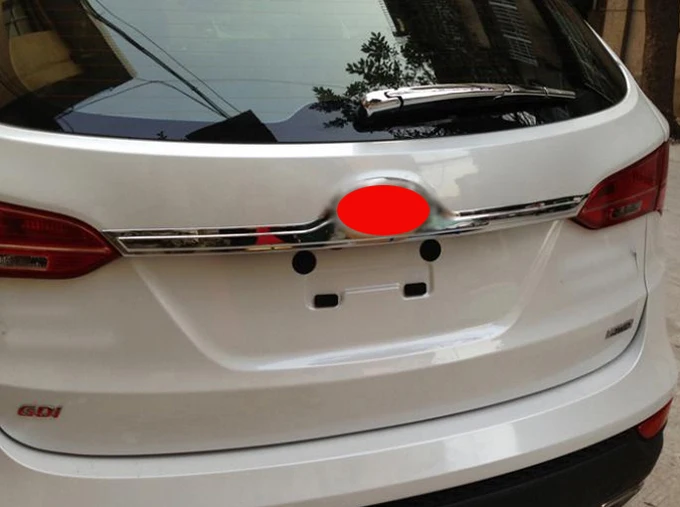Для Hyundai Santa fe 2013 2014 2015 ABS Хромированная Задняя Крышка багажника Накладка новая |