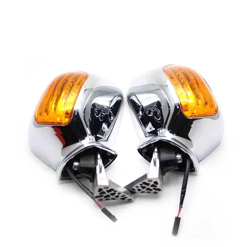 

Hot sell Motorcycle Left & Right Rear View Mirrors Turn Signals For Honda Goldwing GL1800 F6B 13-17 2014 2015 2016 2017