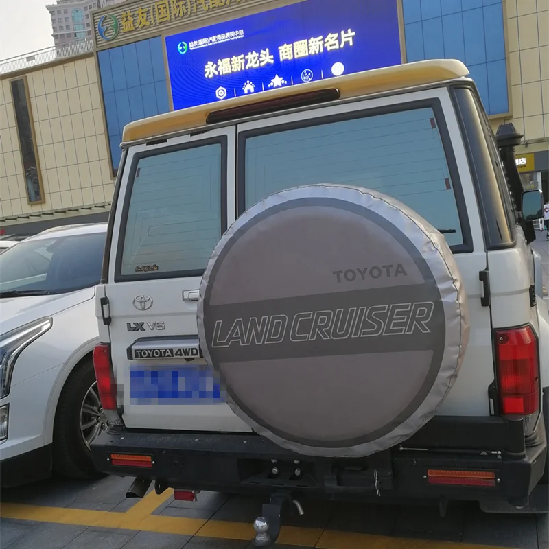 Для TOYOTA LC71/LC76 спойлер на крыше Land Cruiser Bundera высокого качества ABS Материал заднее