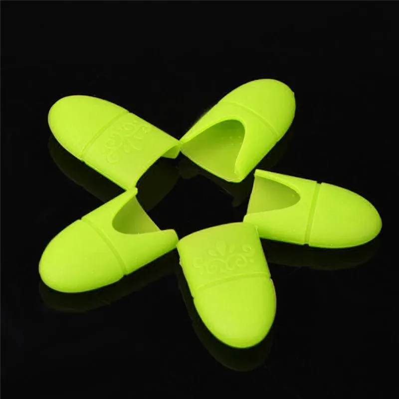 Желтый 10 шт. силикагель для ногтей впитывающий УФ гель удаления лака обертывание