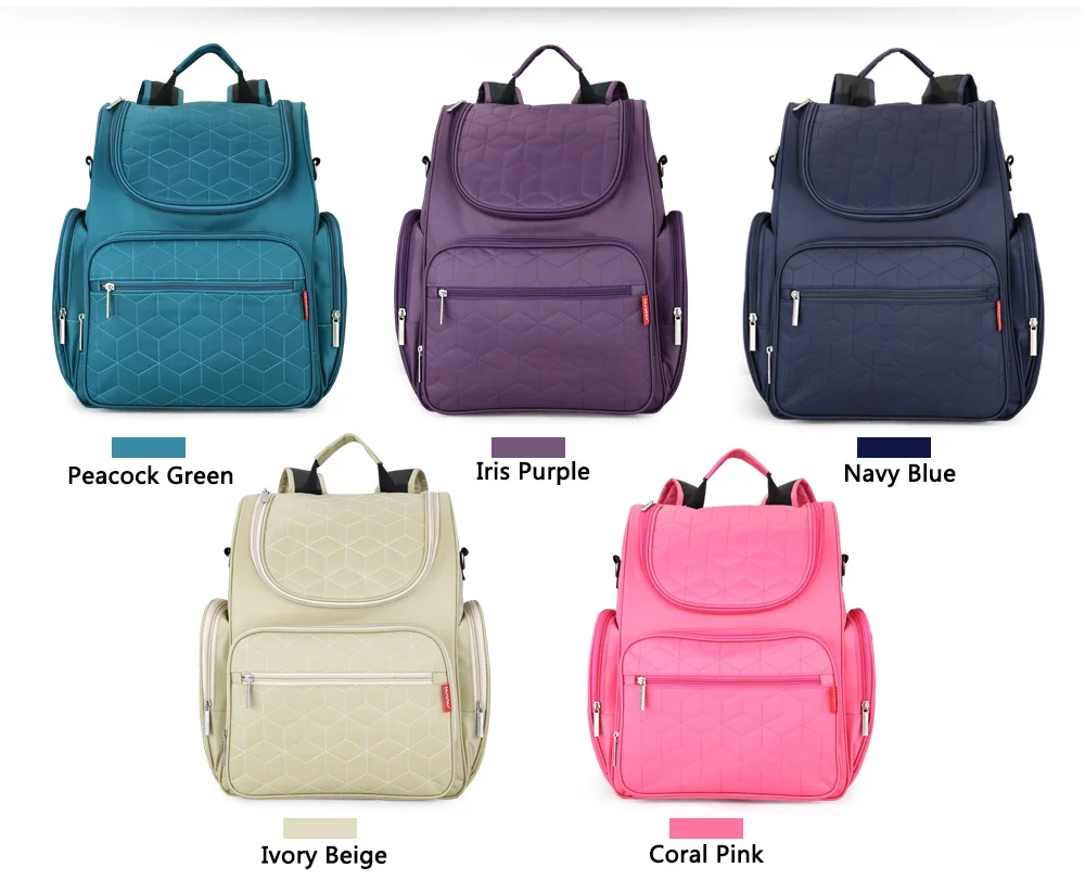 Новое поступление 2016 элегантные рюкзаки для детских подгузников сумки пеленок