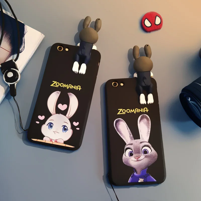 3D Rabbit Cute Case For iPhone 7 Iphone 6 6s Plus Luxury Full Body Cartoon Soft TPU Kawaii Girl Phone Cover Coque |