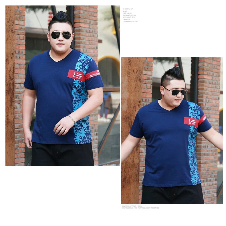 Модная мужская футболка в английском стиле 5xl 6xl 7xl Летняя Повседневная футболка для мужчин больших размеров с короткими рукавами футболка с принтом homme