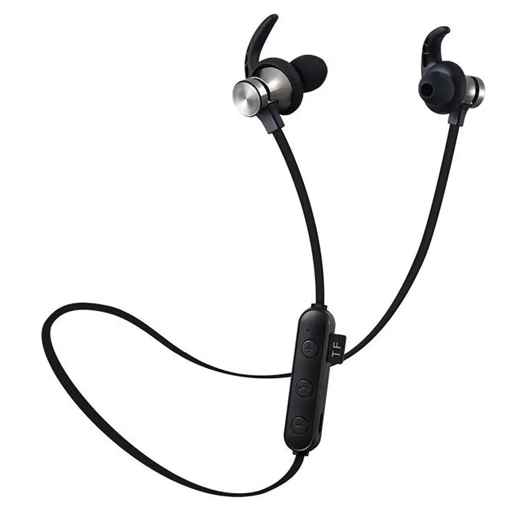 Спортивные Беспроводные Bluetooth гарнитура двусторонние стерео магнитные наушники