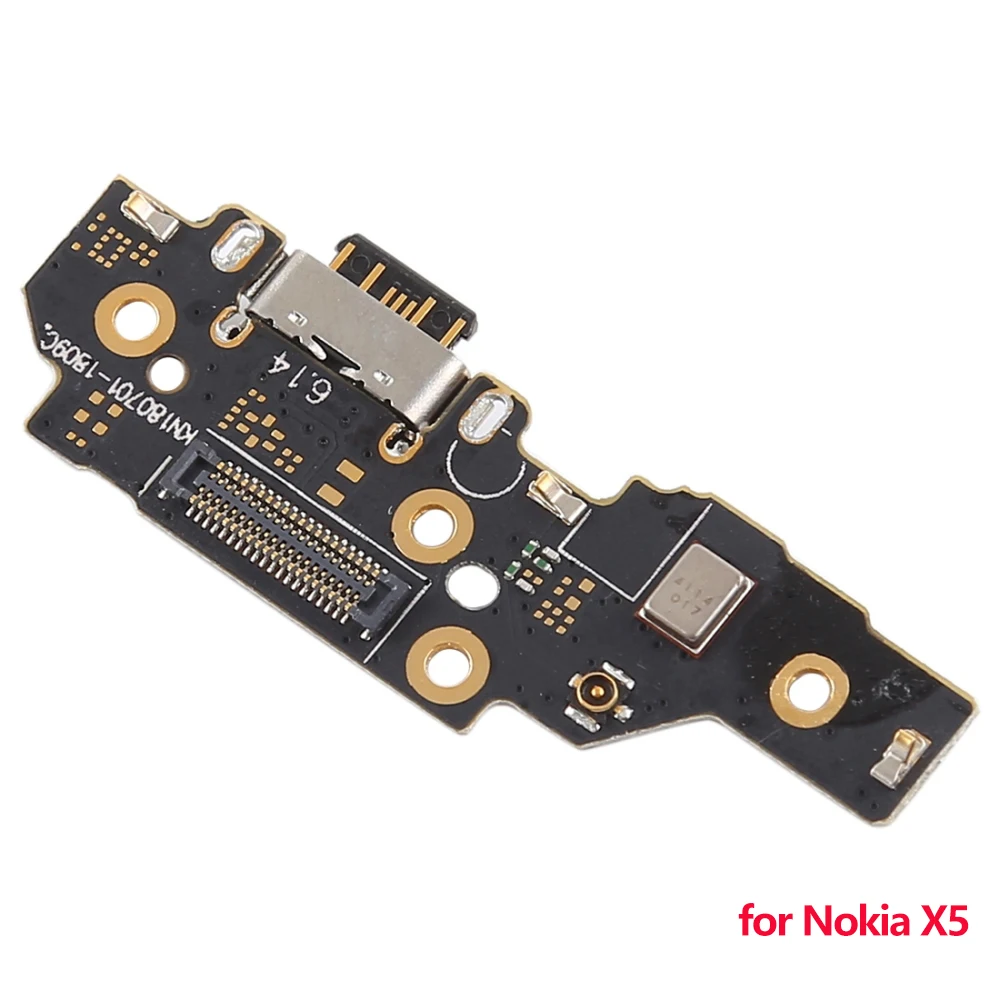Плата зарядного порта для Nokia 3 5 X5 6 X6 7 X7 Plus 8 USB зарядный порт замена гибкого кабеля