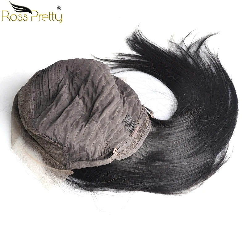 Ross Pretty Remy кружевные передние человеческие волосы парики средняя часть бразильские прямые волосы предварительно выщипывание кружева передний парик натуральный цвет 1b