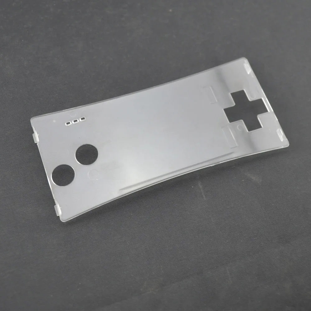 xunbeifang 2pcs Clear Repair Front Shell Faceplate Case Cover for   Gameboy Micro for GBM Front Panel