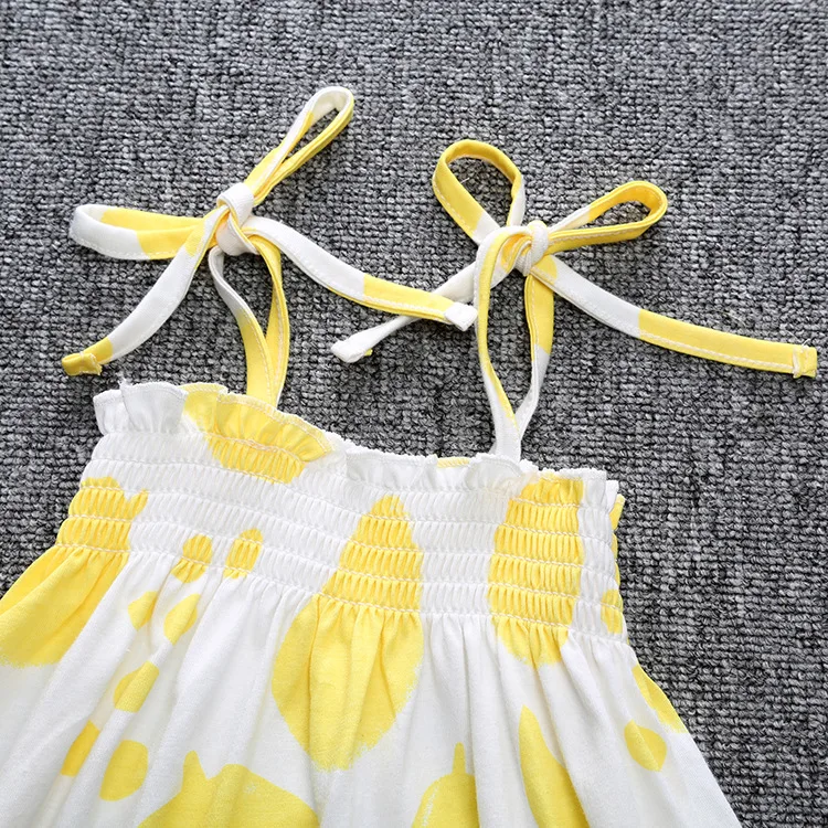 2017 летнее платье для маленьких девочек пляжное богемное кружевное на бретельках