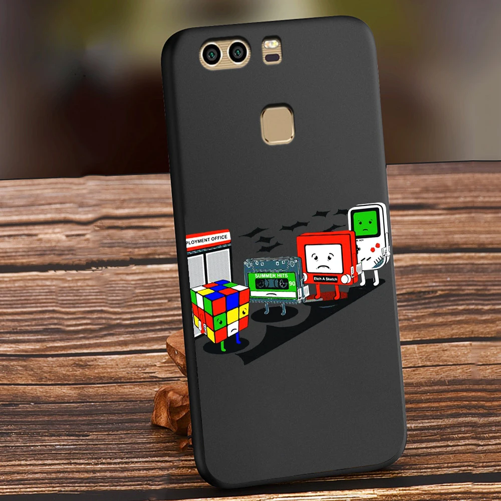Веселый Микки Мышь жесткого диска лапша чехлы из ТПУ чехол для Huawei P8 p9 p10 p20 p30 lite p8lite2017 p9lite2017 корпус под плетенную сумку