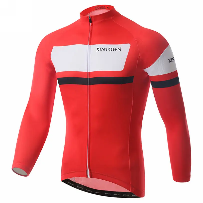 Спортивная одежда XINTOWN велосипедные Джерси Мужская велосипедная с длинным