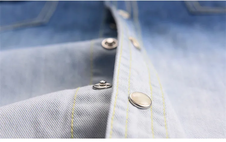 

Suehaiwe's Brand shirt men fashion jeans men shirt pure cotton denim men shirt spring mens shirt camisa masculina chemise 3XL