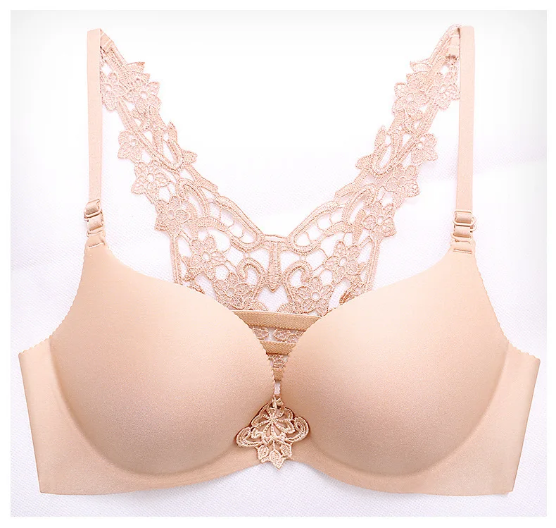 Лидер продаж! Бюстгальтер женский бесшовный с чашками пуш-ап и открытой спиной |