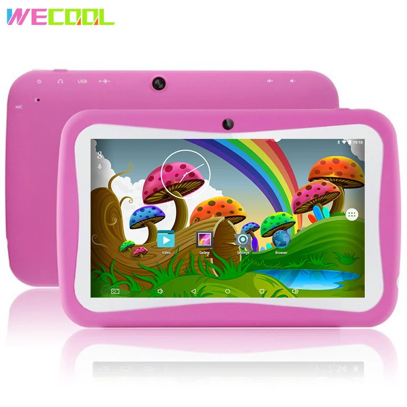 Продвижение 7 дюймов wecool детей Планшеты PC предназначен для 8 ГБ 4 ядра android babypad