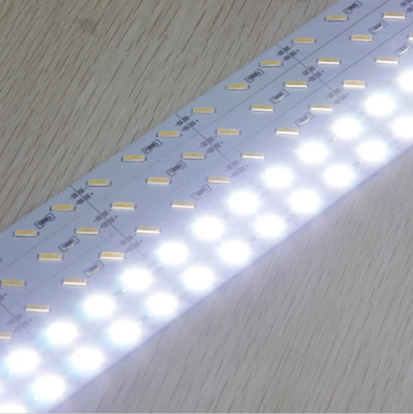 Жесткая светодиодная лента 7020 SMD холодный теплый белый жесткий бар 0 5 м 36