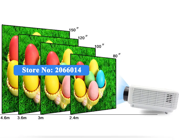 Новые 3500 lumnes Лучший Домашний Theater1280X800 Мультимедиа 1080 P HD 3D Видео HDMI USB LCD LED Проектор