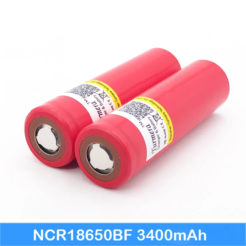 Оригинальный аккумулятор 18650 3400 мАч для sanyo ncr18650bf подходит светодиодного