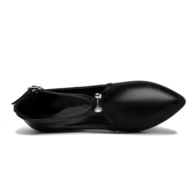 

YAERNI Shoes Mary Jane Ladies High Heels Shoes Wedding Shoes Thick Heel Pumps Lady Shoes Black/Wine Red Plus Size 34-40 E446