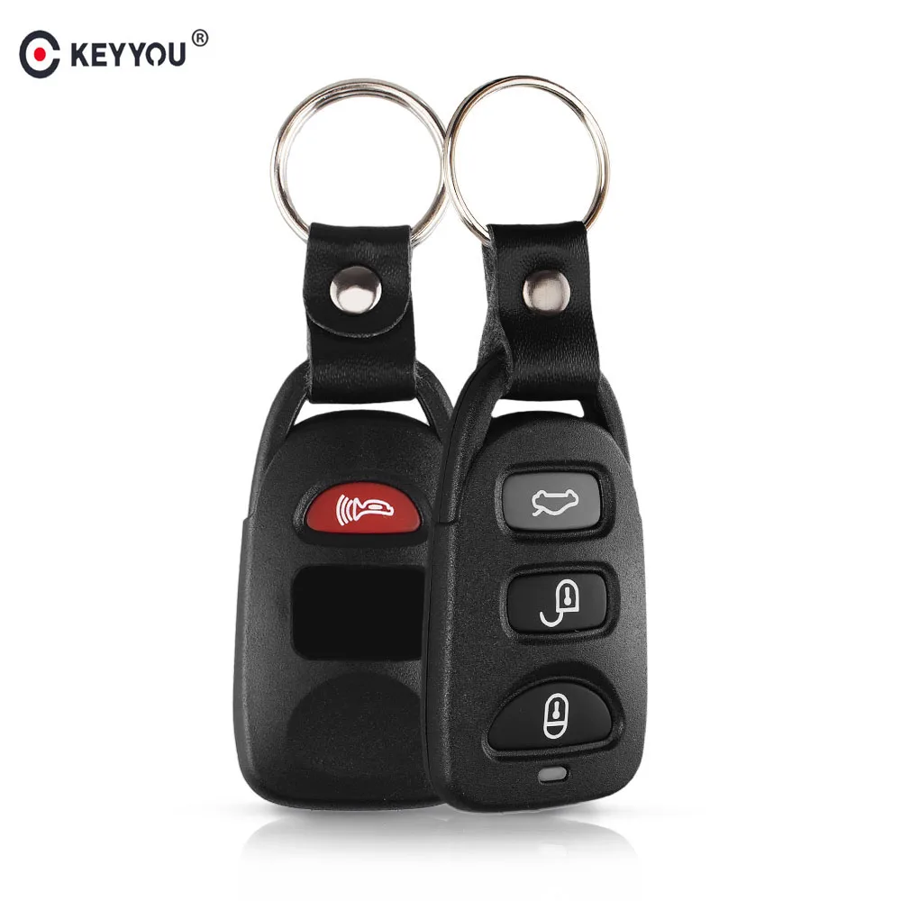 KEYYOU 3 + 1 кнопка паники замена ключ без ключа для входа чехол Hyundai Kia Carens