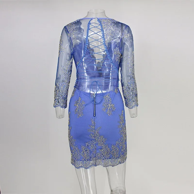 Feditch новые Для женщин Bodycon платье сексуальные спинки бинты выдалбливают Винтаж Vestidos Элегантные женские Клубные Платья для женщин De Festa