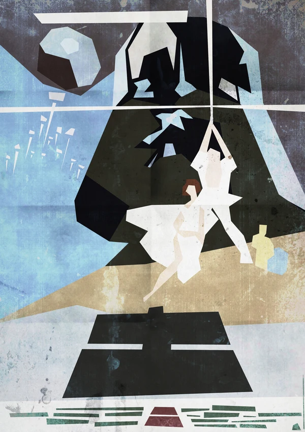 Звездные войны минимализм винтажный Ретро плакат декоративный DIY Настенная