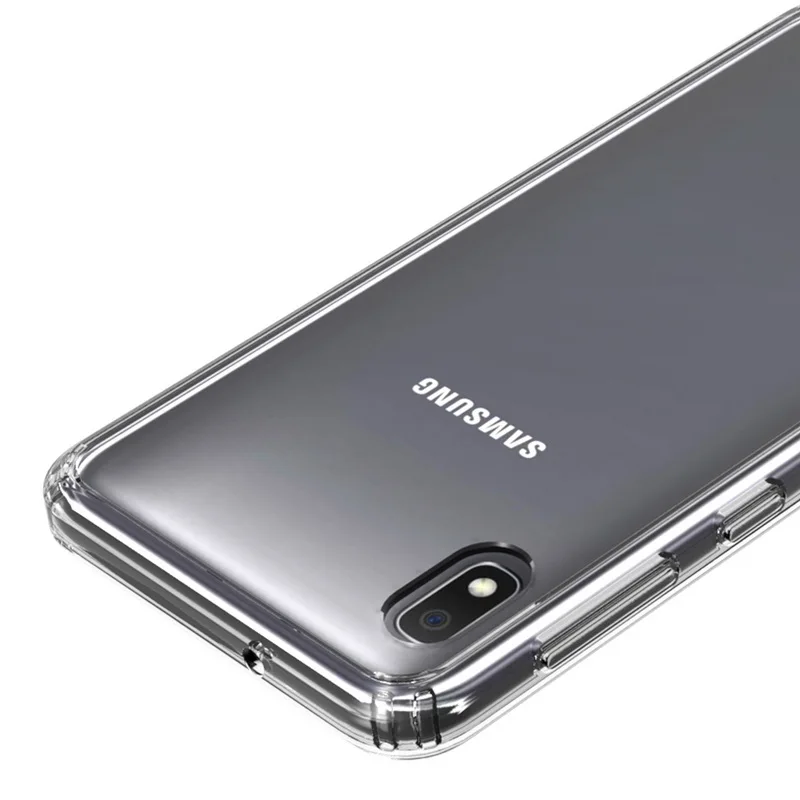 Для samsung Galaxy A40 чехол Кристальный Гибридный Бампер прозрачный жесткий акриловый задняя крышка для samsung Galaxy A70 A50 A30 A10 чехол