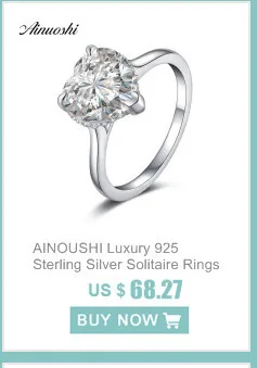 AINOUSHI модное обручальное кольцо из стерлингового серебра 925 пробы 4ct овальное кольцо Halo для девочек серебряное кольцо вечерние ювелирные изделия pero llama