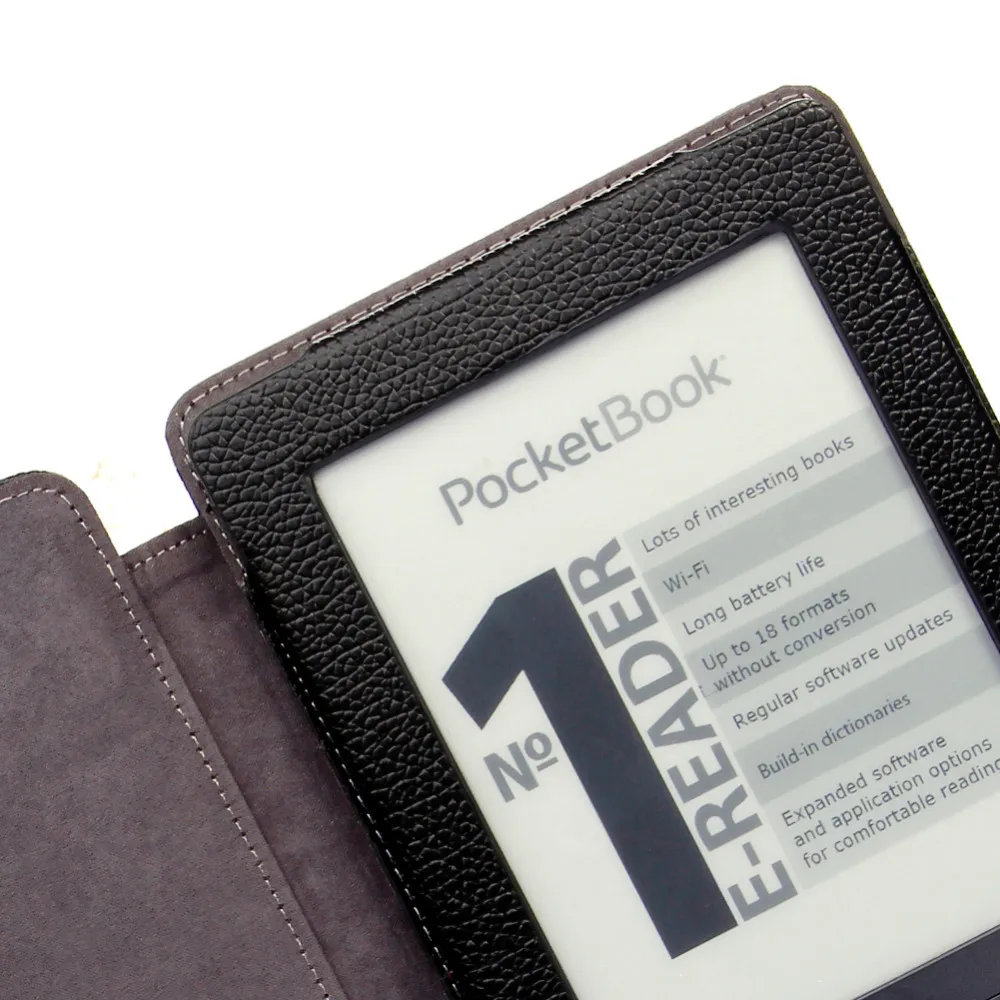 Кожаный чехол для электронной книги pocketbook Basic 1 2 3|case for pocketbook|ereader covercover ereader |