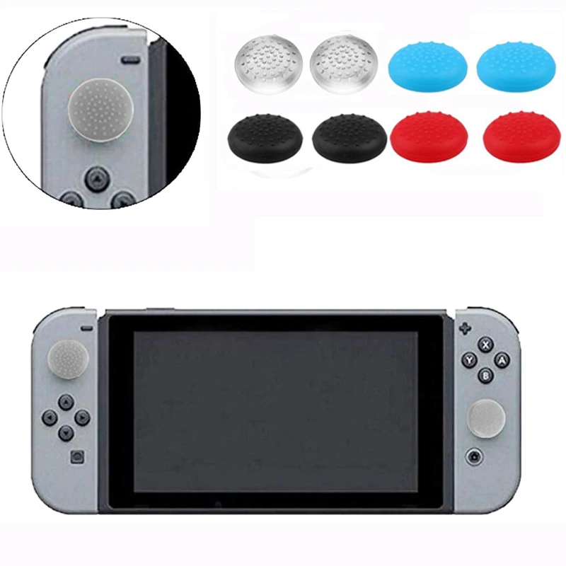 Нескользящие накладки на стики для джойстика из ТПУ Nintendo Switch NS JoyCon | Электроника