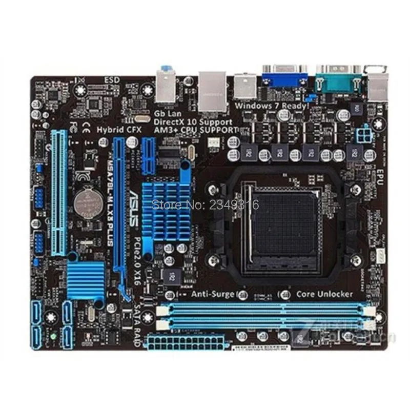 Для настольной материнской платы Asus M5A78L M LX3 PLUS 760G 760L Socket AM3 + DDR3 UEFI BIOS оригинальная