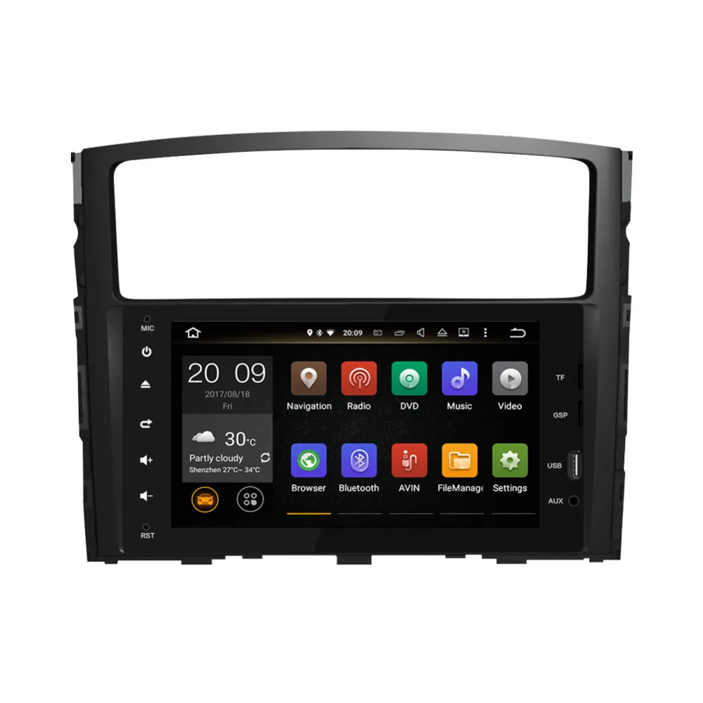8 дюймовый Android IPS экран 4 ГБ ОЗУ Автомобильный GPS радио головное устройство для