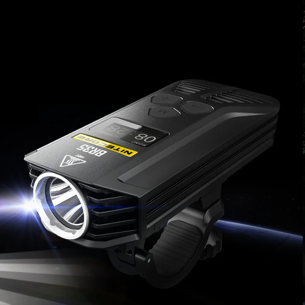 Велосипедный светильник NITECORE BR35 перезаряжаемый с двойным дистанционным лучом 2x