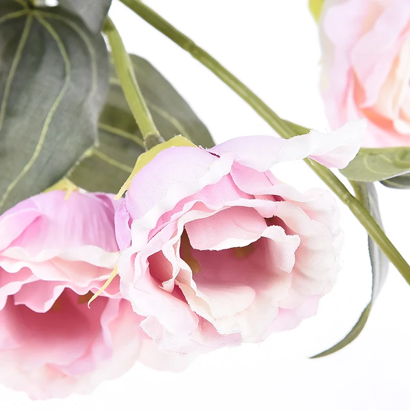 6 головок искусственная Цветочная подделка Eustoma Gradiflorus Lisianthus декоративные слики
