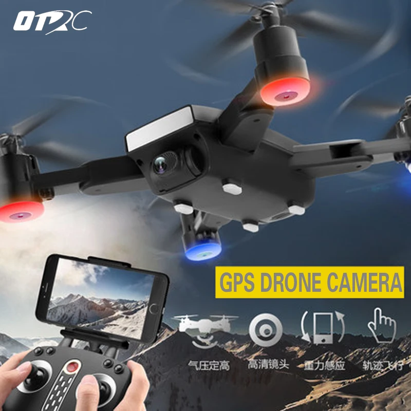 OTRC GPS RC дрон FPV Follow Me квадрокоптер широкоугольный 720P HD wi fi камера удержание высоты