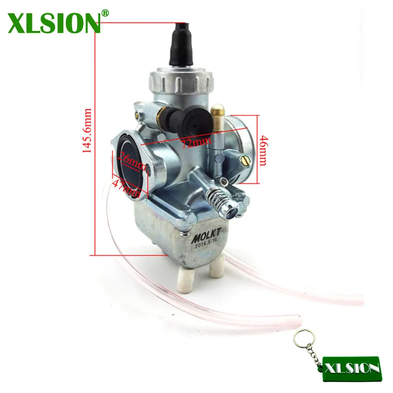 XLSION 26mm Molkt Carb Carburetor For 125cc 140cc 150cc Lifan YX Zongshen Pit Dirt Bike Stomp Thumpstar Atomic DHZ SSR | Автомобили и
