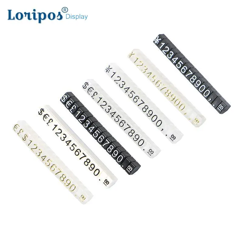 Оптовая продажа миниатюрная акриловая бирка с комбинированным ценовым знаком