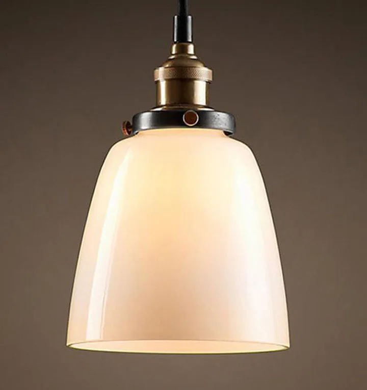 

Светодиодные комнатные подвесные лампы E27 Edison 85-265 в, стеклянные винтажные светильники с одной головкой в стиле кантри, стеклянные подвесные...