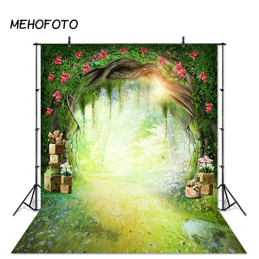 MEHOFOTO весенний фон для фотосъемки с изображением леса, леса, луга, цветов, пейзажа, фон для фотостудии, сказочное украшение