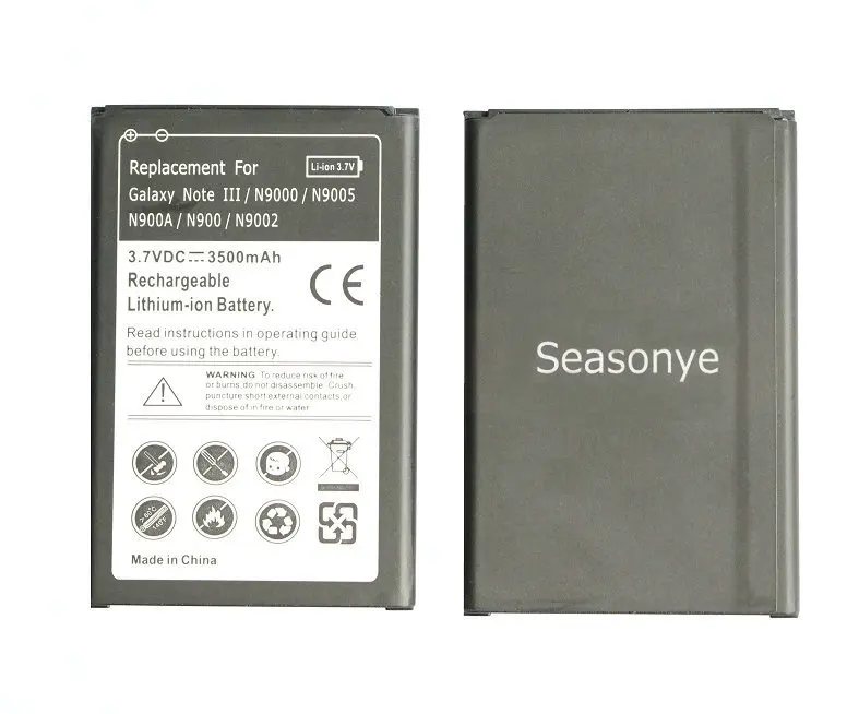Запасная батарея Seasonye 3500 мАч B800BC / BE BU BZ для Samsung Galaxy Note III 3 N9000 N900 N9002 N9006 N9008 N9009 и т.