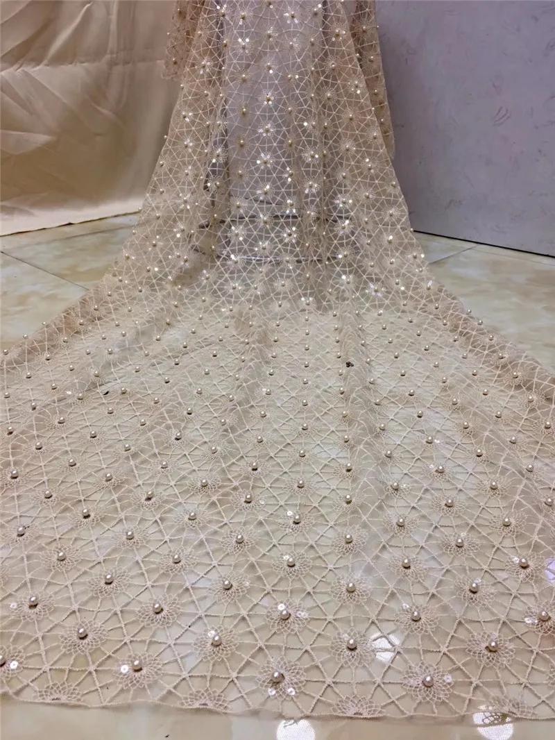 Высокое качество YG-598 Вышивка текстильная кружевная ткань и Африканская