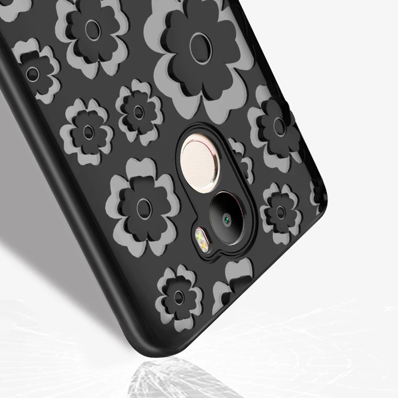 Luxury Patterned Soft TPU Engraving Flower Phone Case for Xiaomi Redmi 4 Pro Shockproof Full Protection Cover Coque |