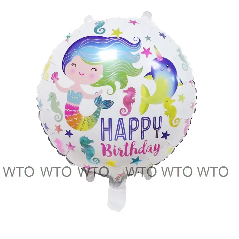 1 шт. фольгированные воздушные шары которые могут быть выбраны принцесса Русалка