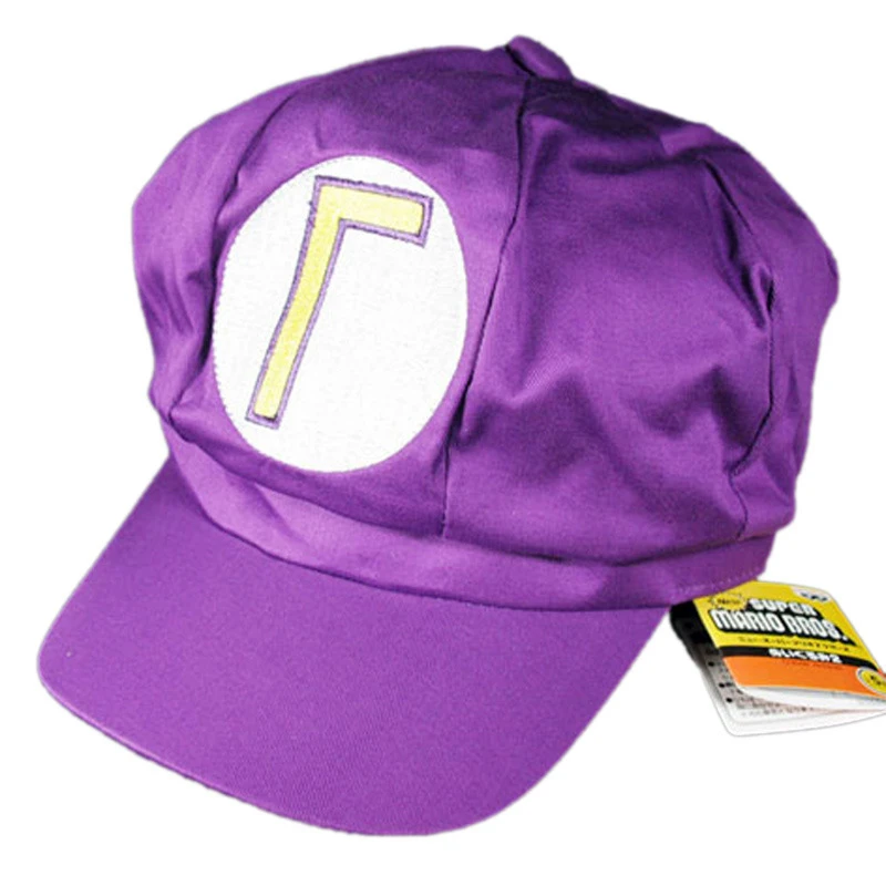 Марио хлопковая Кепки s красным колпаком для и Луиджи 5 видов цветов Аниме Косплэй