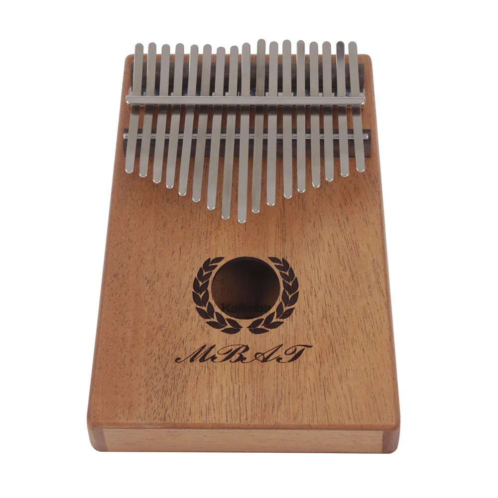 17 клавишным Kalimba игрушечное пианино Mbira красного дерева с местом для хранения