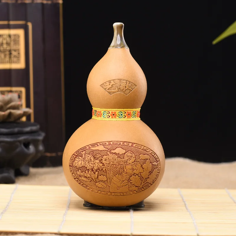 Китайский ручной работы Юньнань бамбука Хулуси 9 отверстий Тыква кукурбит